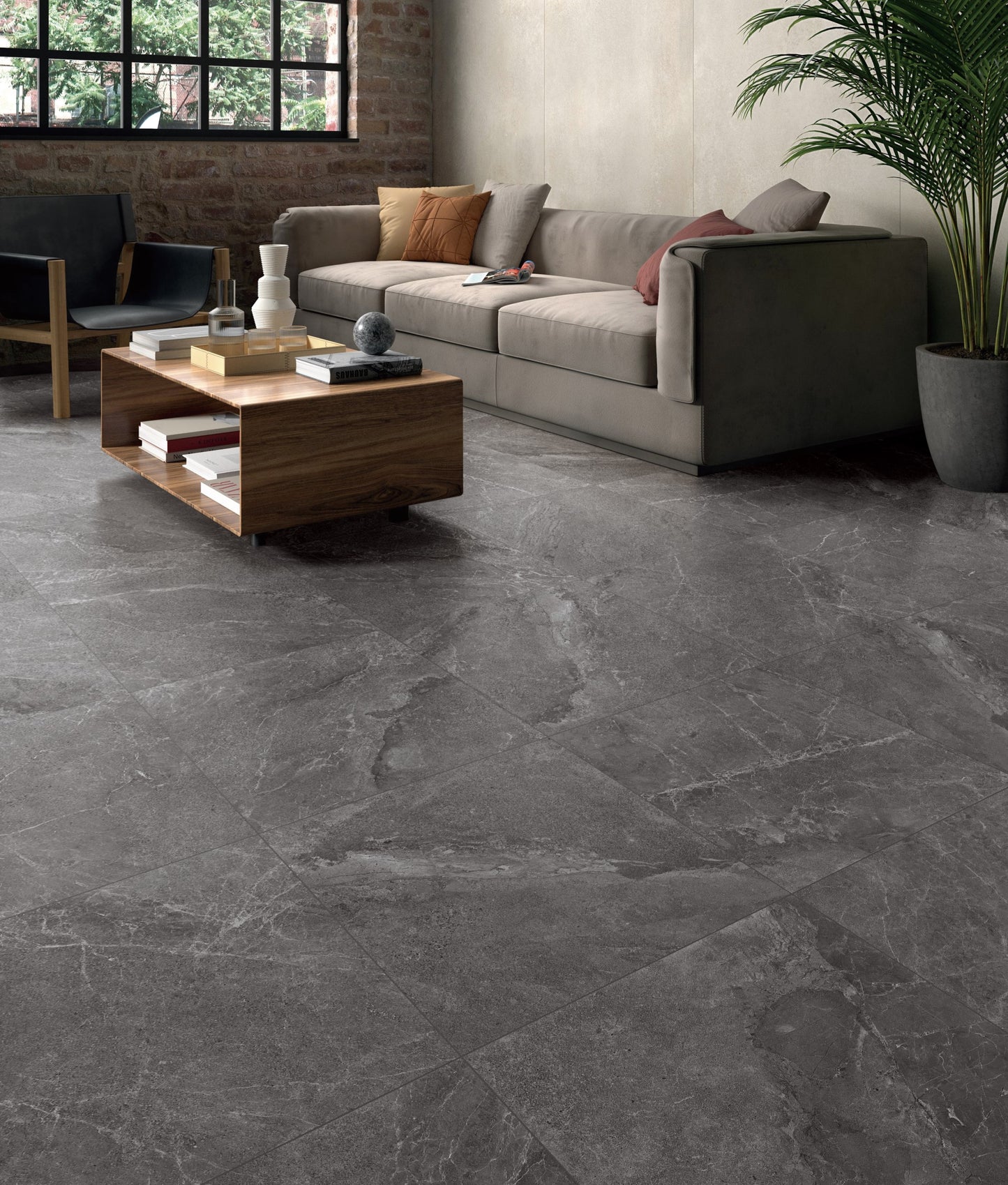 Alpen Stone Smoke External Rectified Paver 600x600x20mm
