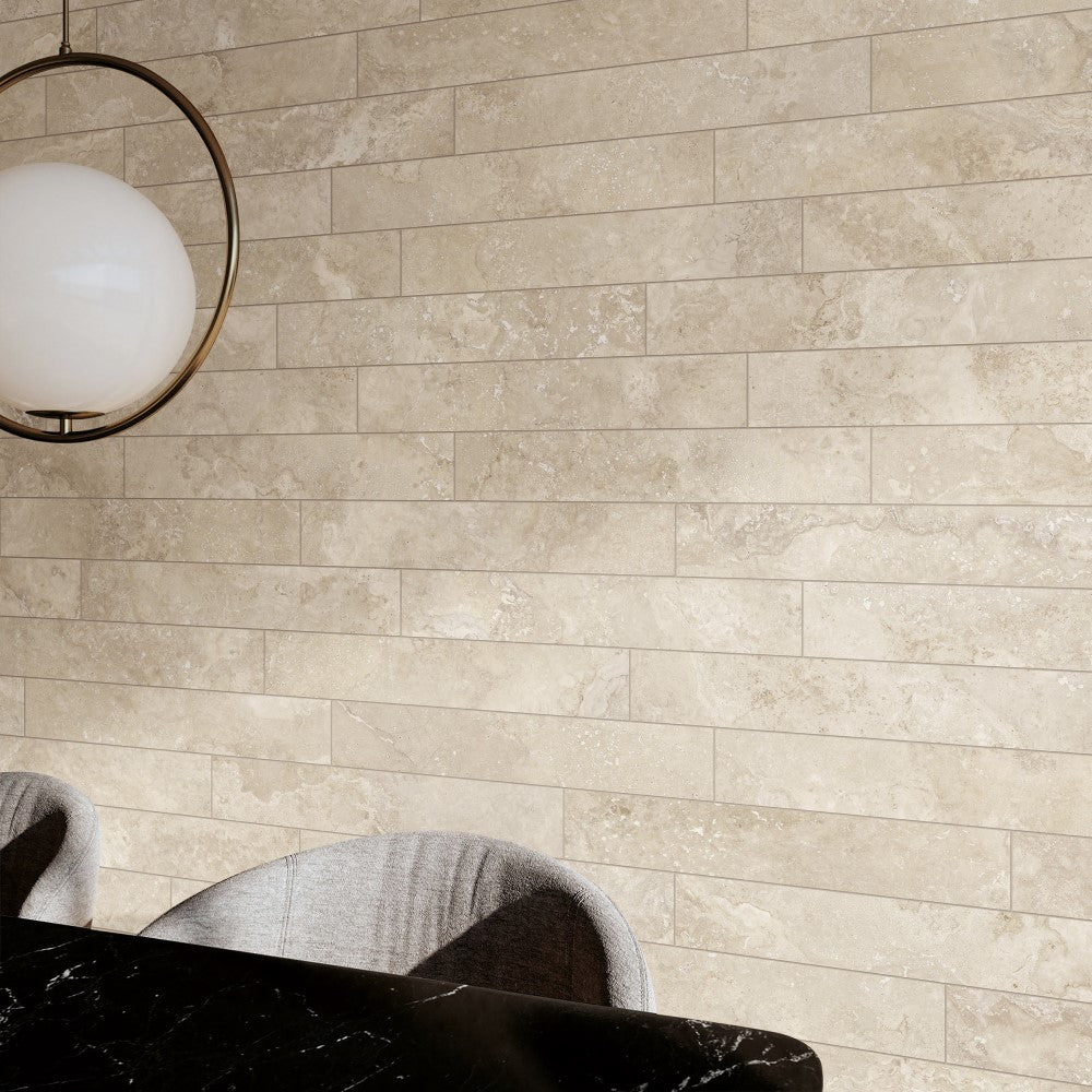Norcia Travertine Beige External Rectified Paver 600x600x20mm
