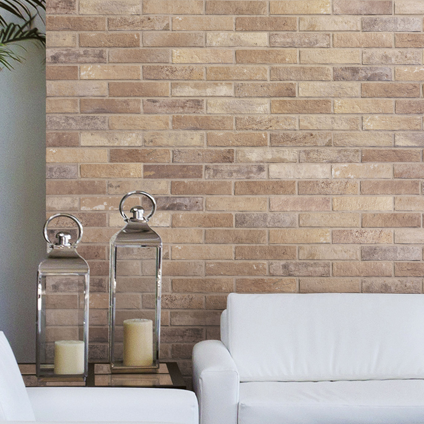 Bristol Cream Brick Tile 60x250mm