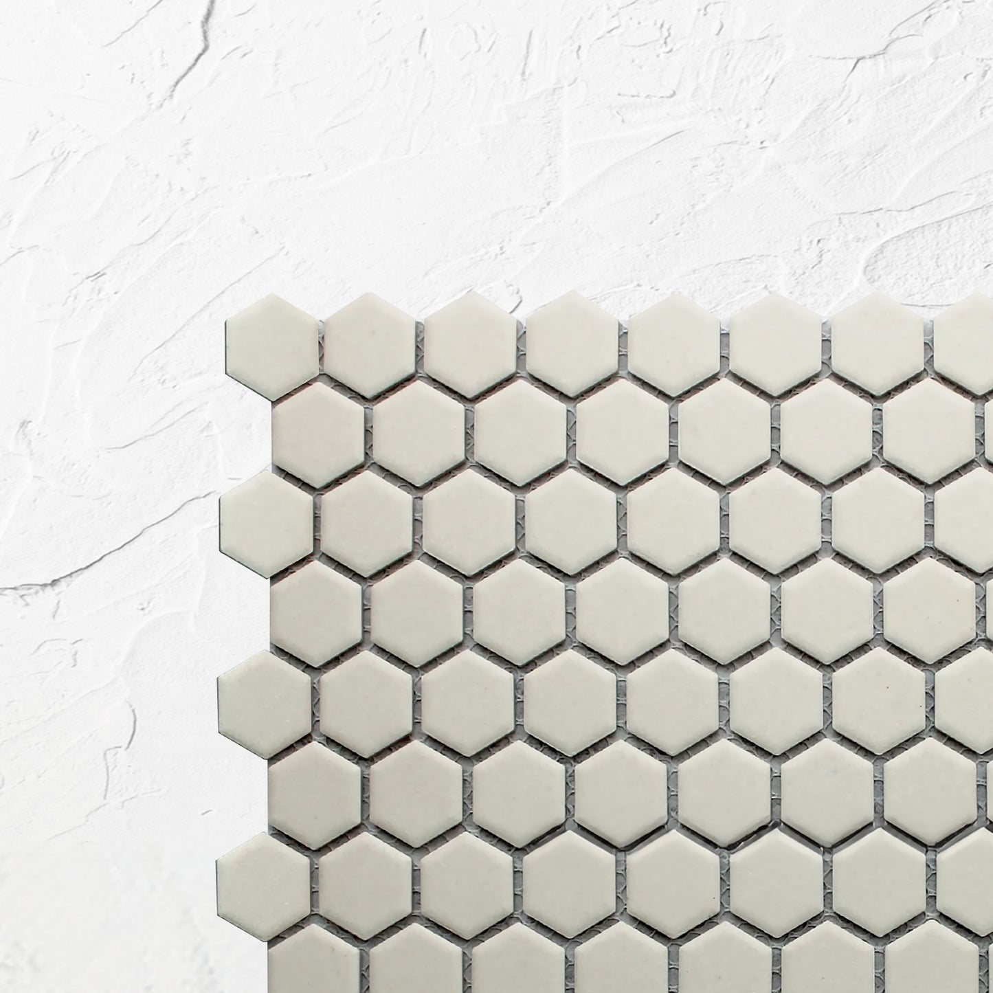 Marlowe Bone Matt Hexagon Mosaic 23x23mm