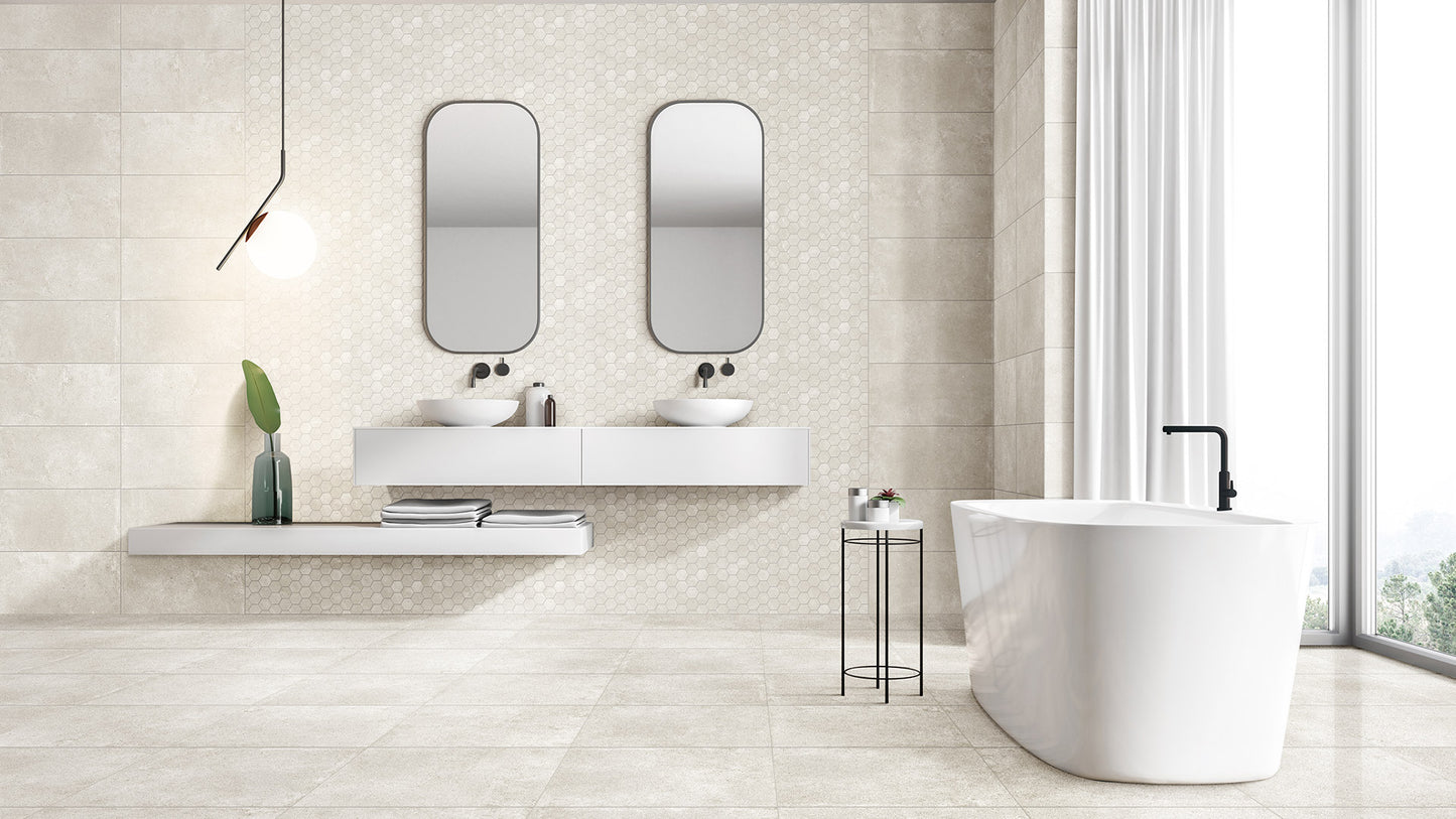 Paradigm White Lappato 600x600mm