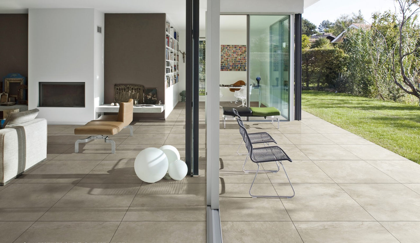 Paradise Stone Silver External Rectified Paver 400x400x20mm