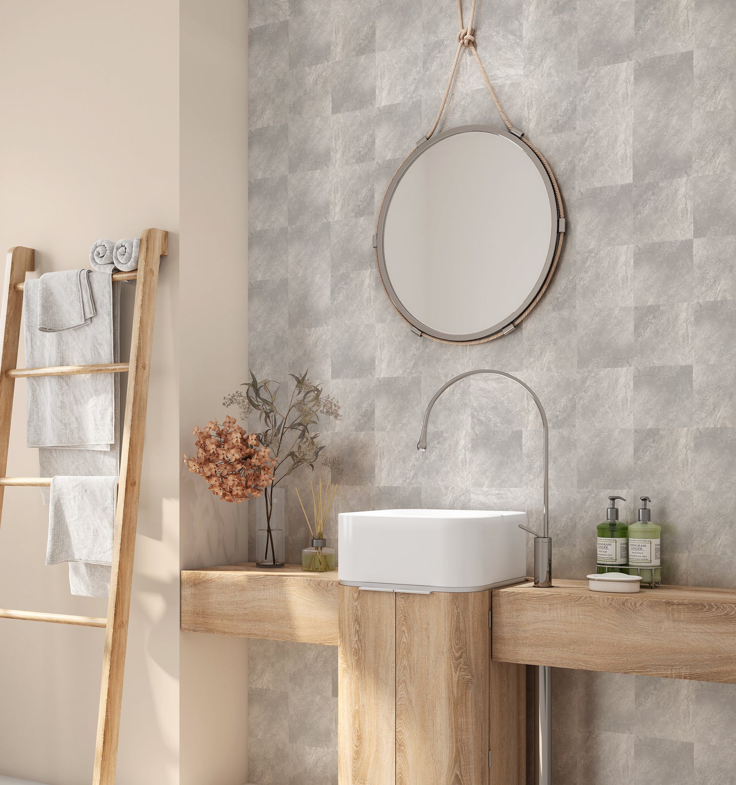 Stone 2.0 Grey Matt 300x300mm