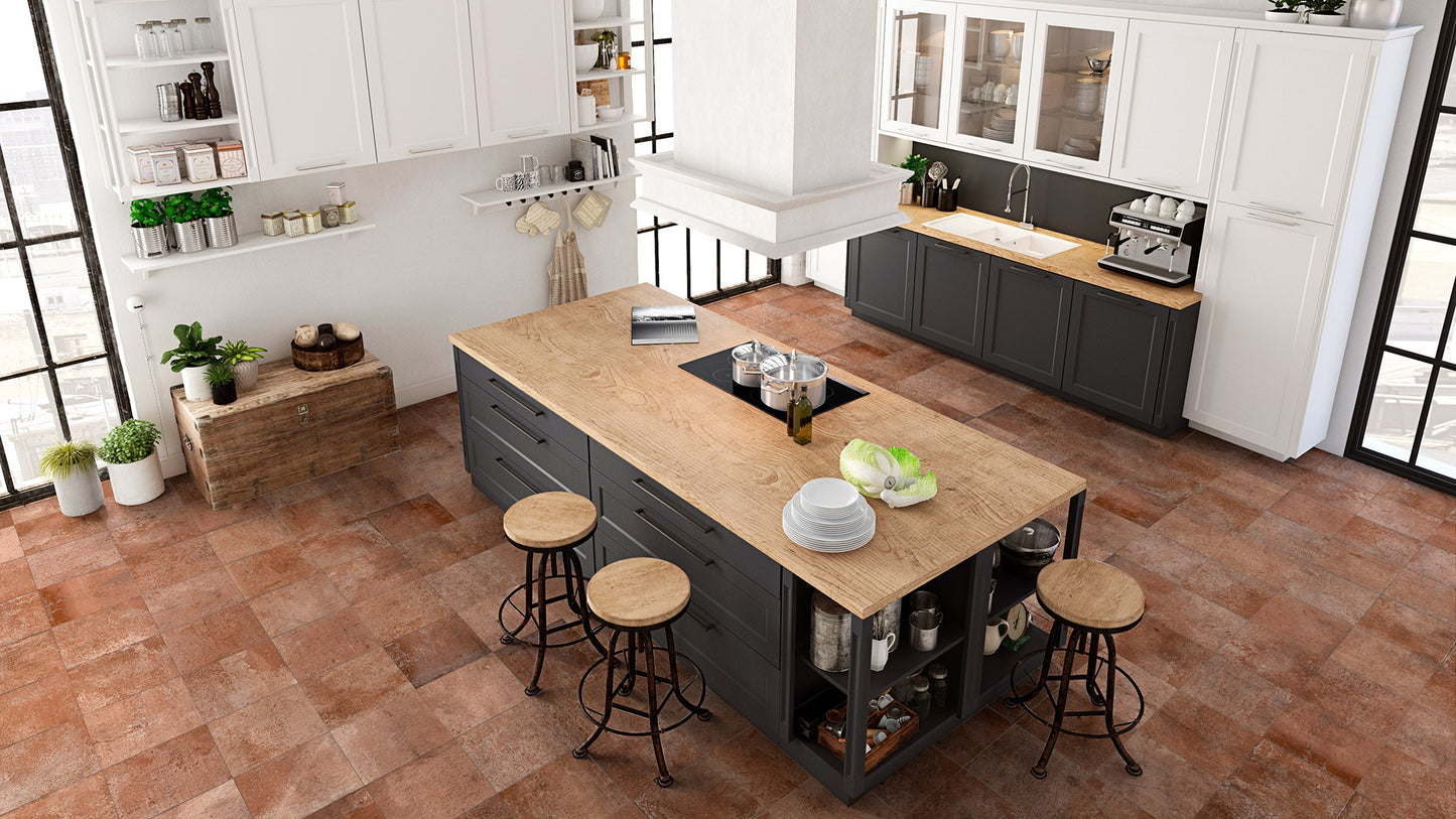 Volterra Rosso 250x250mm