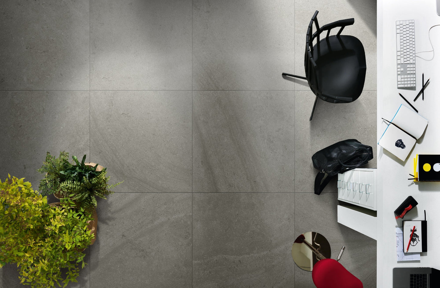 Beachstone Grey Grip 600x600x20mm lifestyle