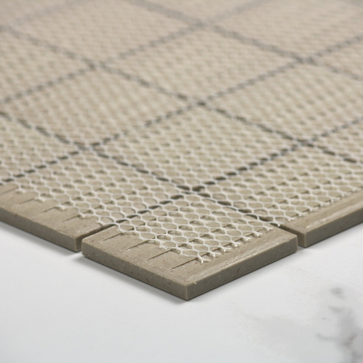 Marlowe Dune Speckled Matt Mosaic 48x48mm angle view