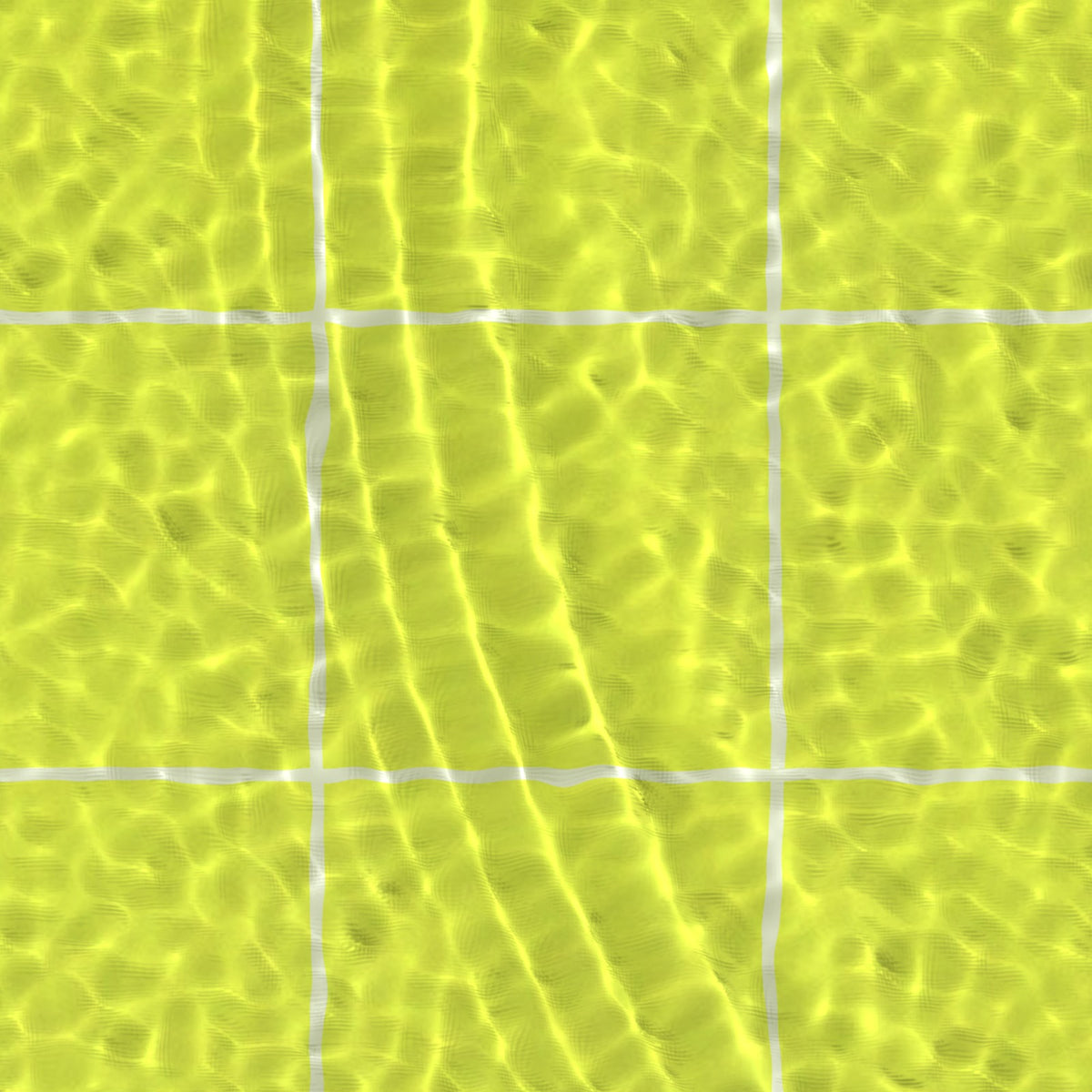 VitrA Fluro Lime Matt Mosaic 100x100mm under water