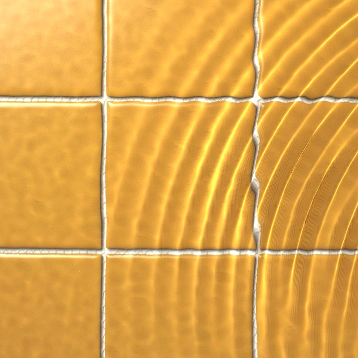 VitrA Turmeric Yellow Matt Mosaic 100x100mm under water