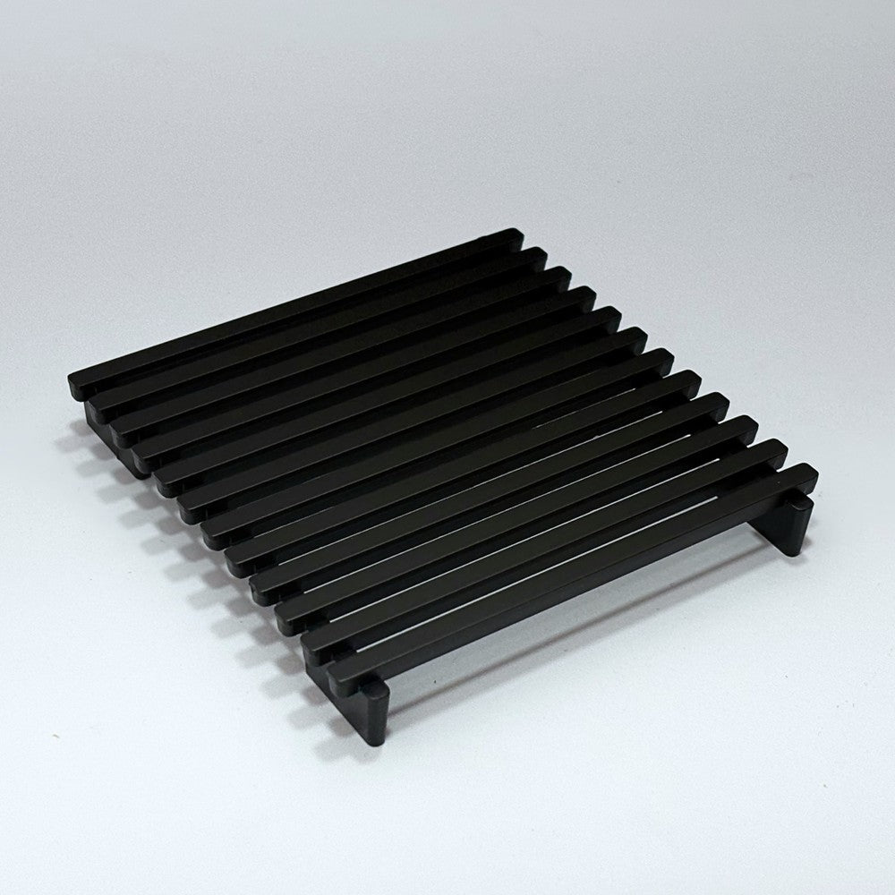 Retro Floor Waste Cover Black 115x115mm
