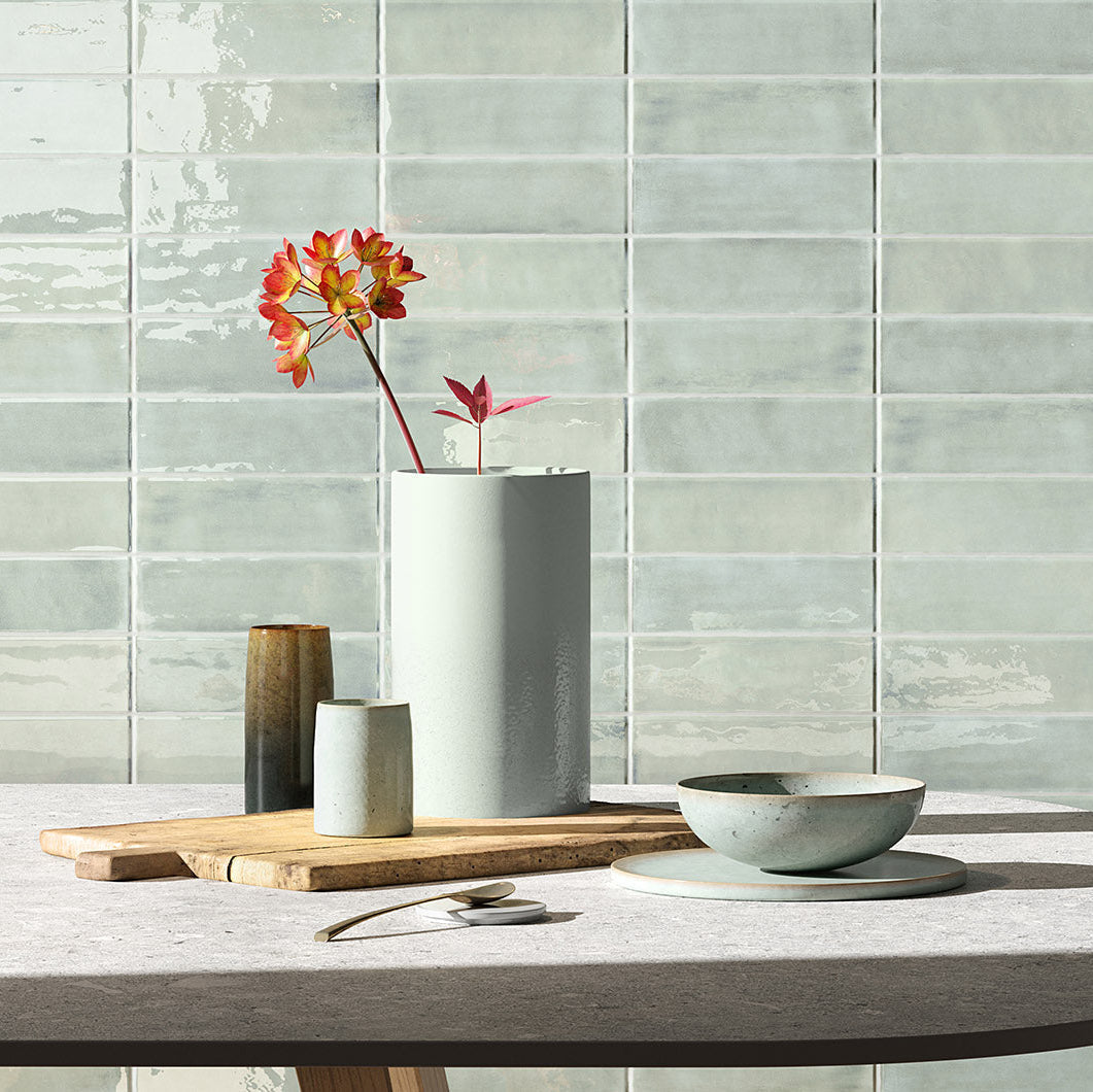 T-Brick Aquamarine Gloss Subway 52x160mm