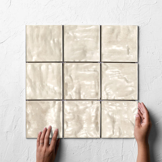 Mallorca Subway Beige Gloss 120x120mm