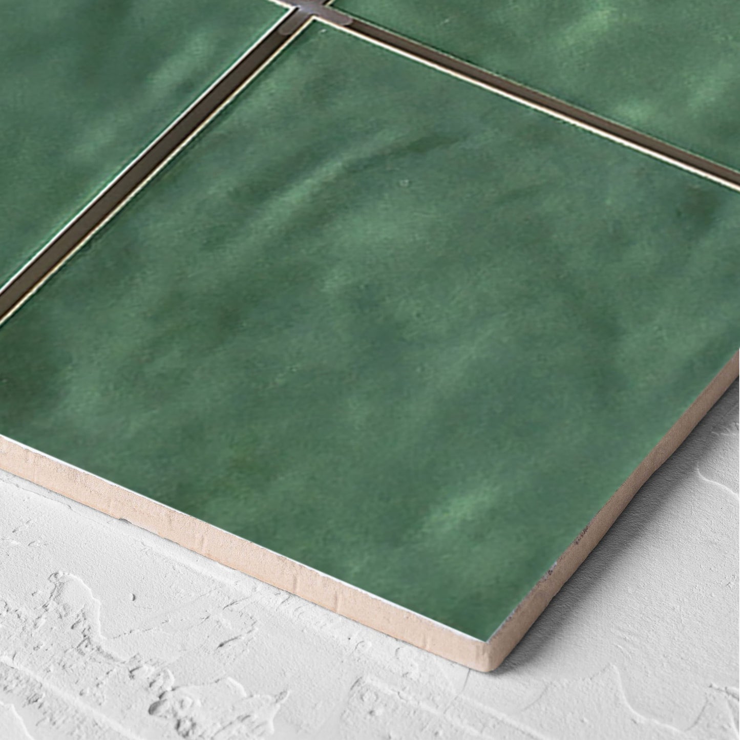 Mallorca Subway Green Matt 120x120mm