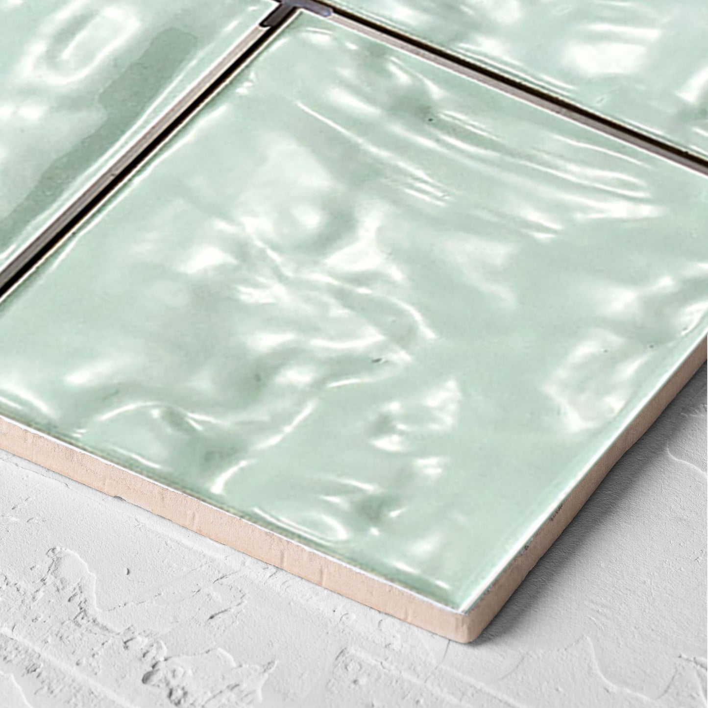 Mallorca Subway Mint Gloss 120x120mm
