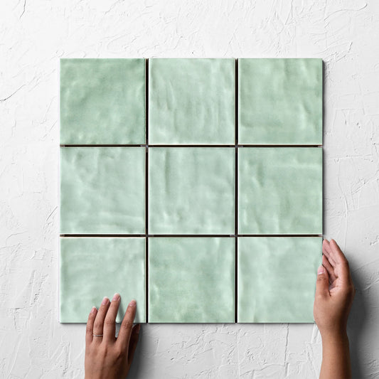 Mallorca Subway Mint Matt 120x120mm