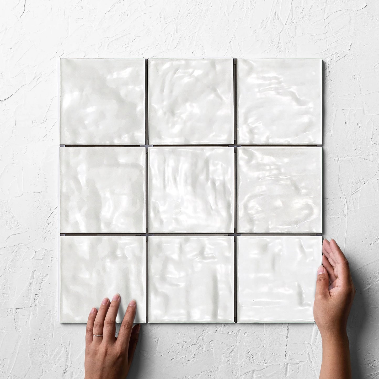 Mallorca Subway White Gloss 120x120mm