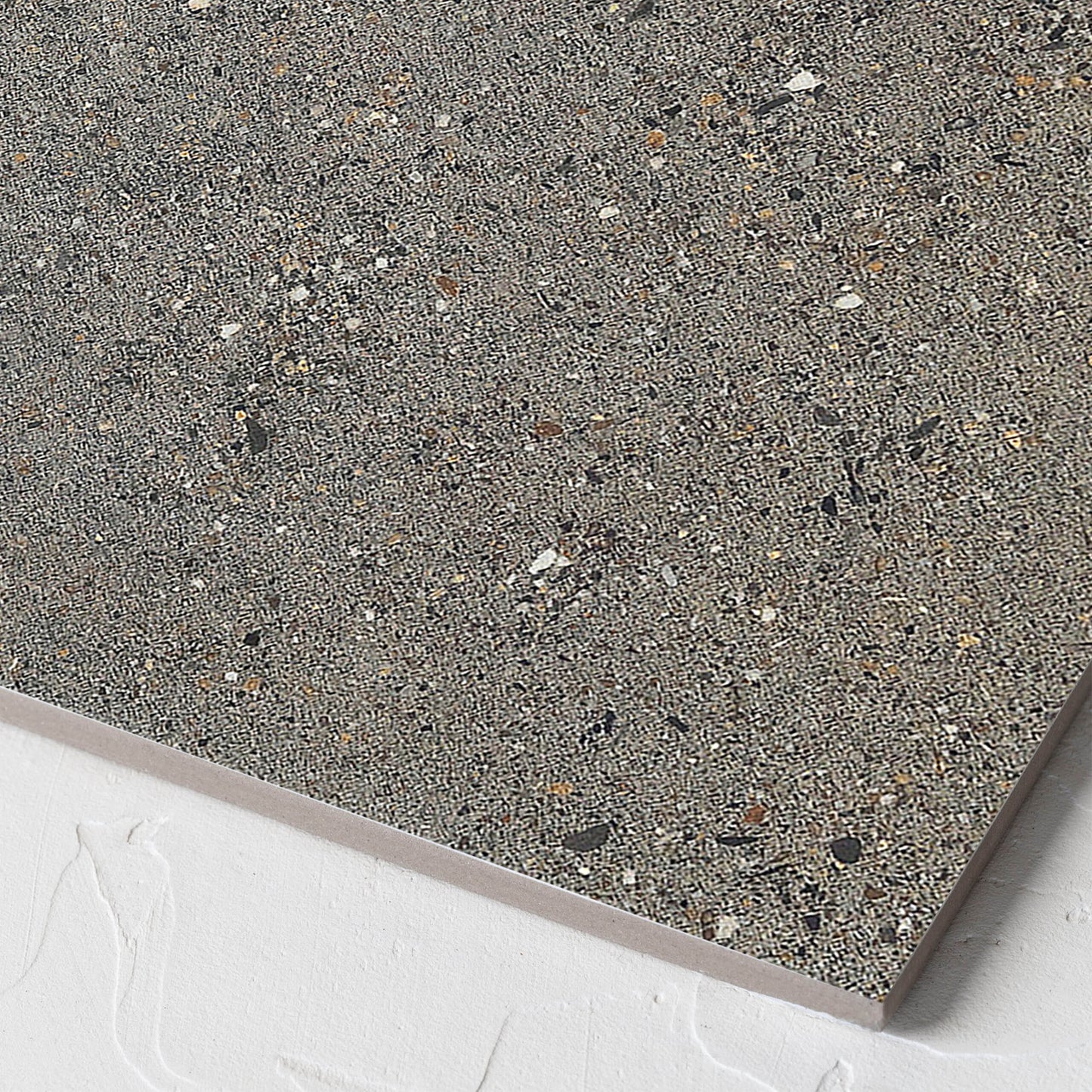 Aggregate Dark Grey Smooth Grip 300x300mm