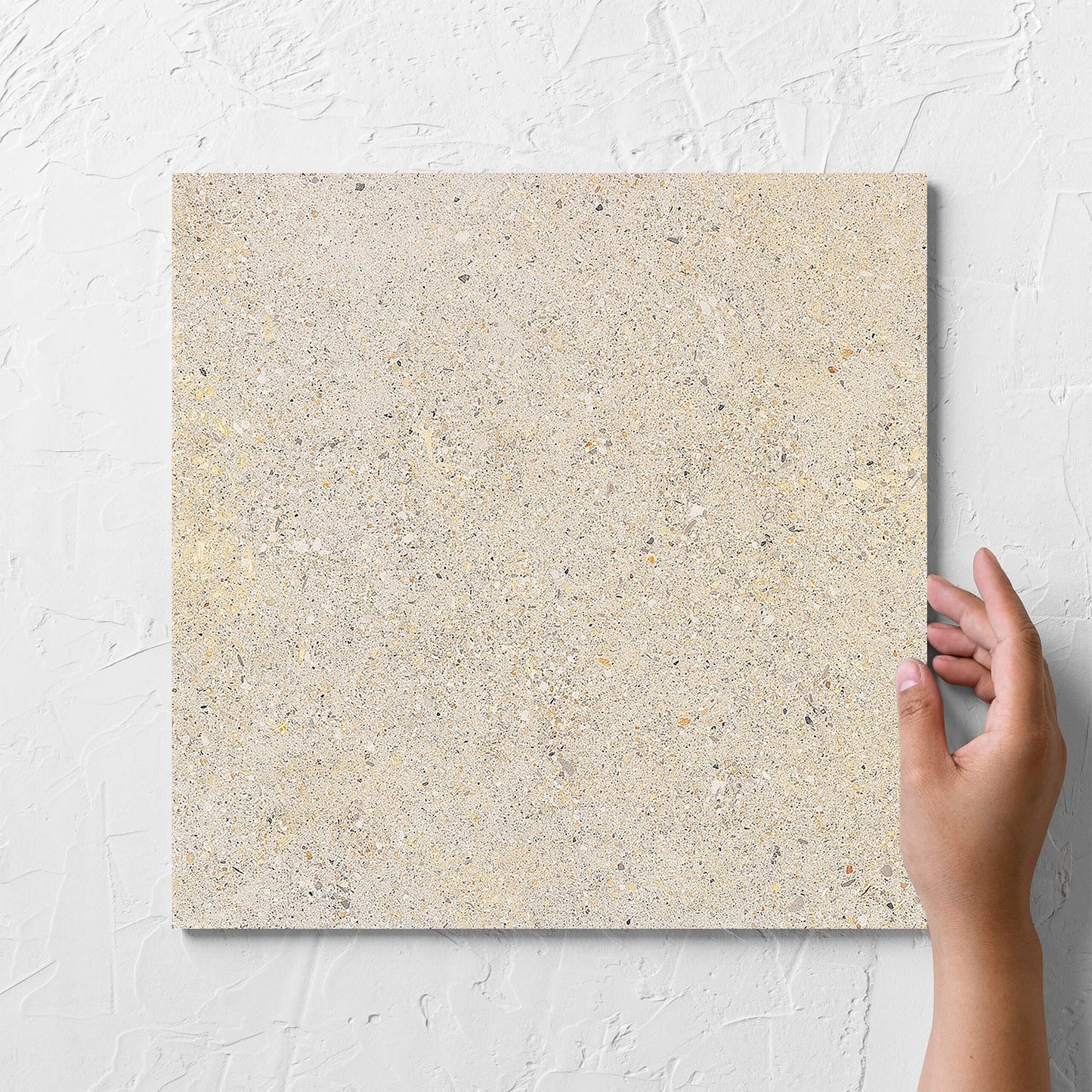 Aggregate White Smooth Grip 300x300mm