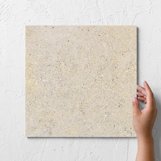 Aggregate White Smooth Grip 300x300mm