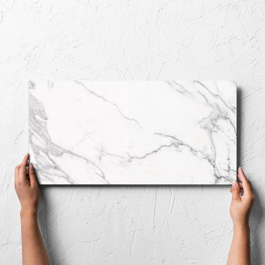 Stone Porcelain Statuario Polished 300x600mm