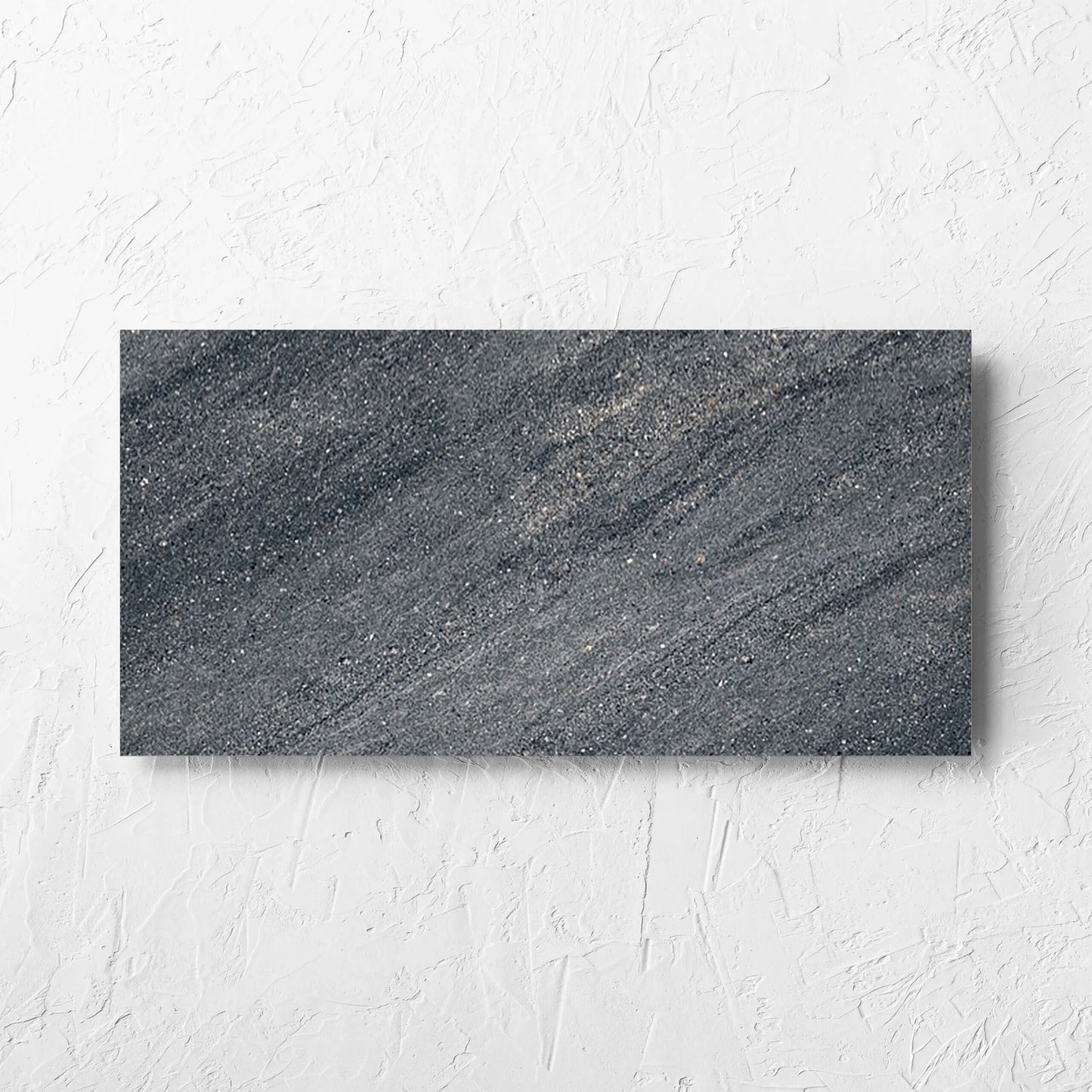 River Stone Dark Grey External Rectified Bullnose 300x600x20mm