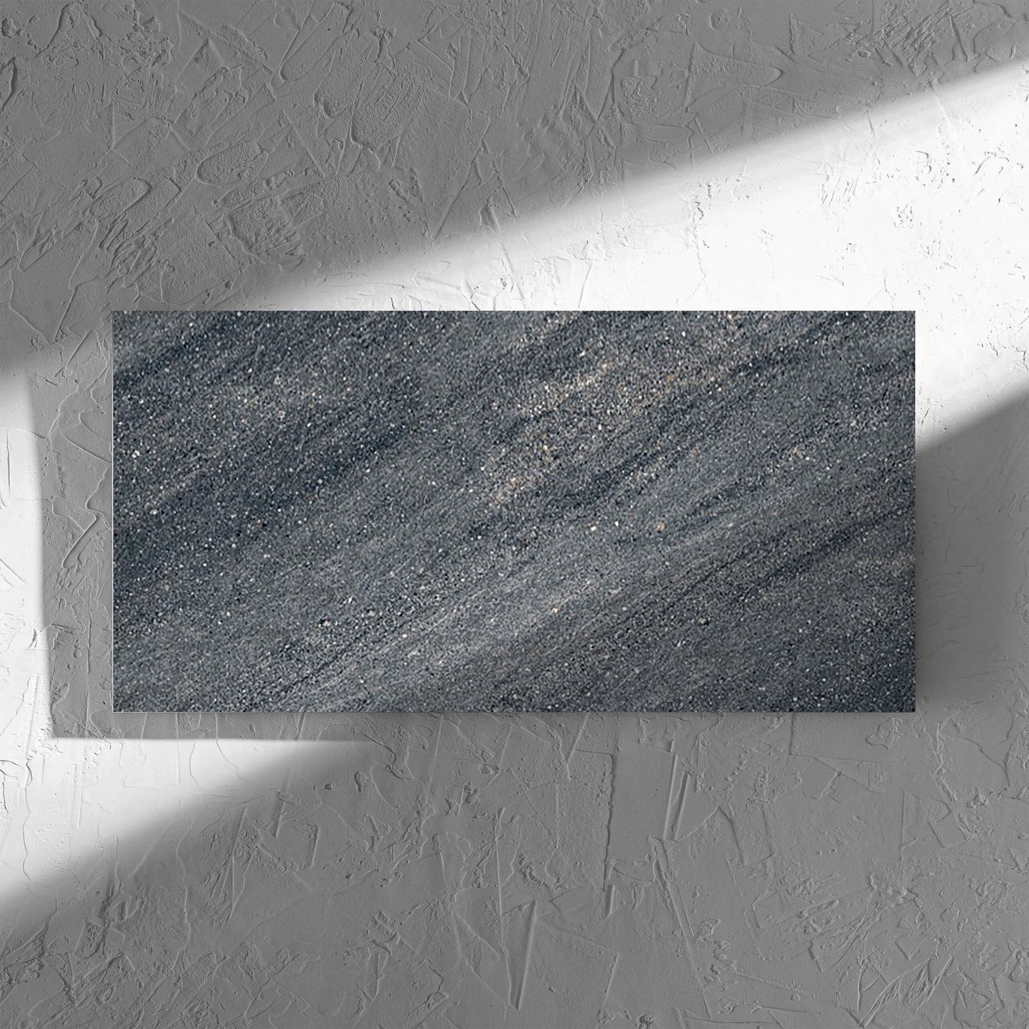 River Stone Dark Grey External Rectified Bullnose 300x600x20mm