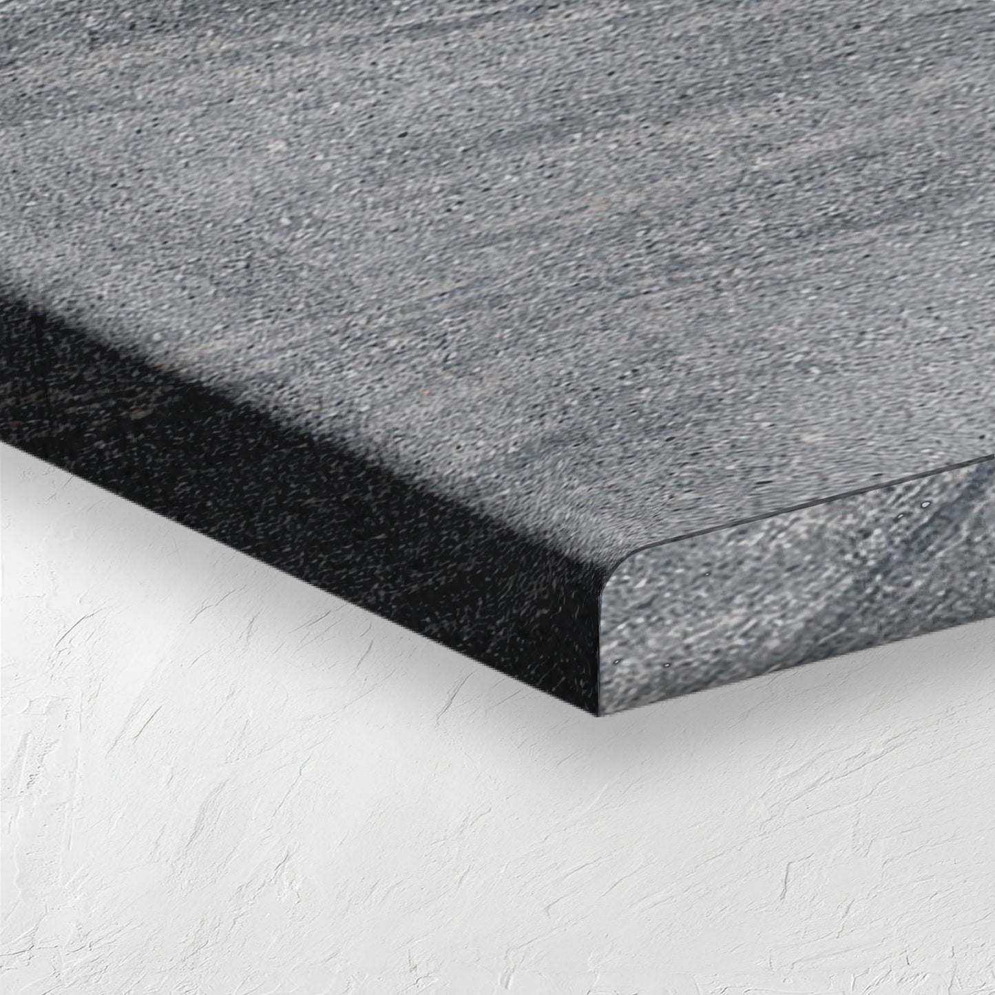 River Stone Light Grey External Rectified Bullnose 300x600x20mm