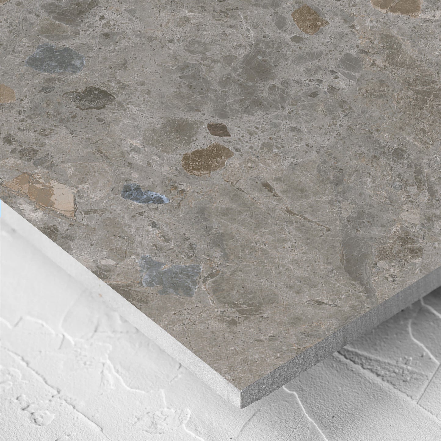 Bedrock Mid Grey Matt 600x1200mm close up