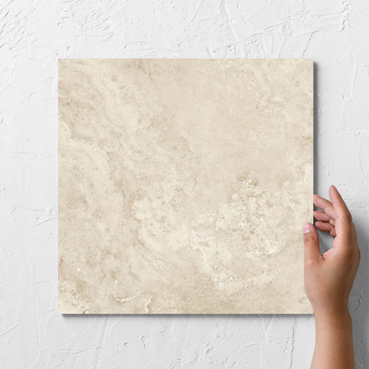 Paradise Stone Ivory Rectified Bullnose 400x400x20mm
