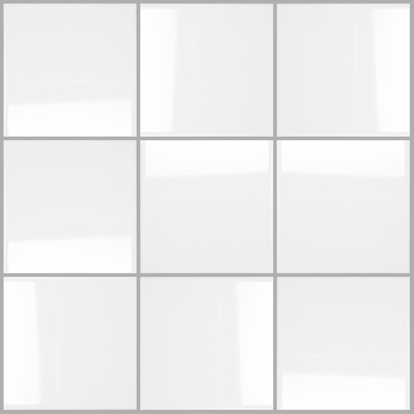 Simplicity White Pressed Gloss 200x200mm