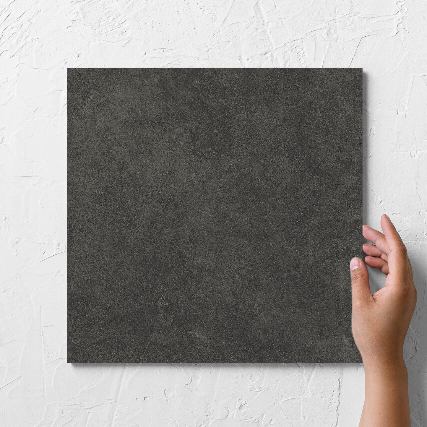 Essential Stone Charcoal Structured 450x450mm