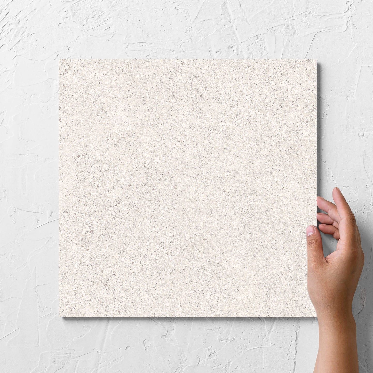 Montauk White Structured 450x450mm