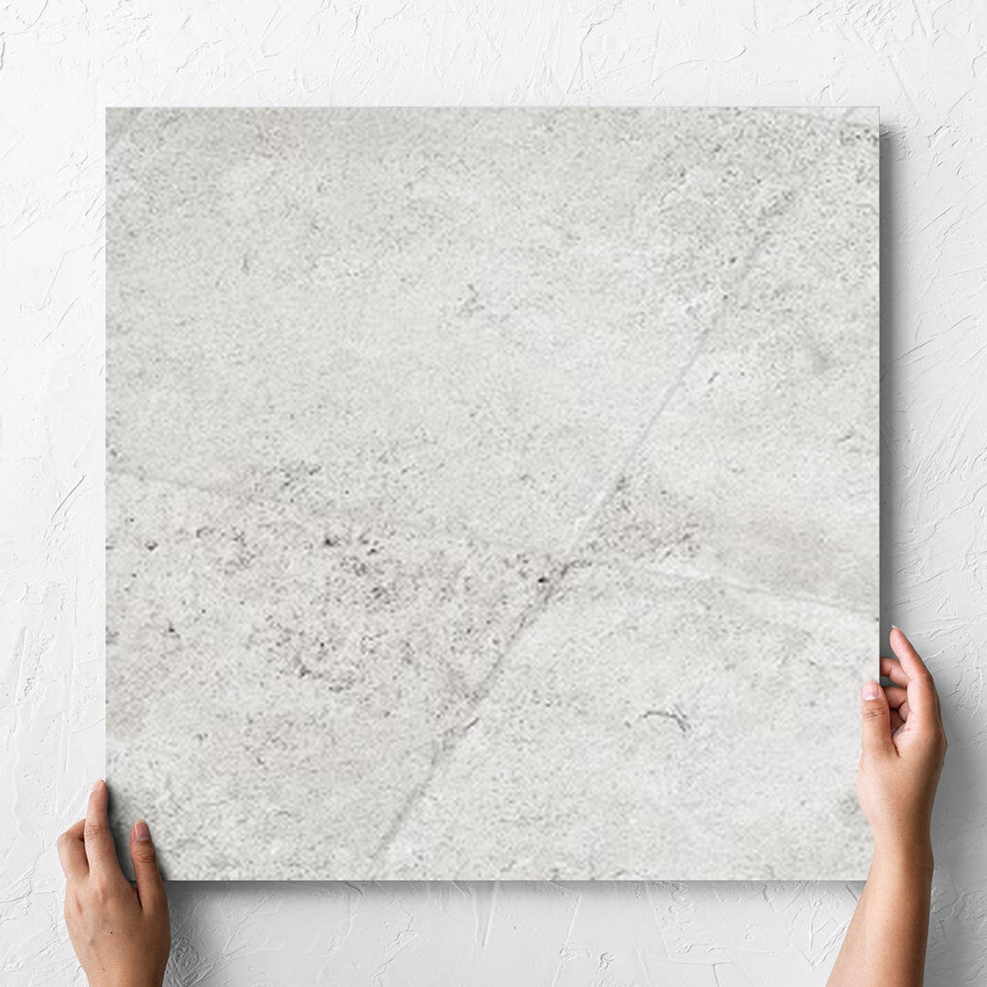 Toulouse White Matt 600x600mm hand 3