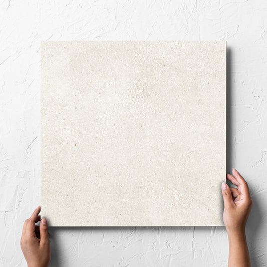 Serenity Light Mocha Matt 450x450mm hand 7