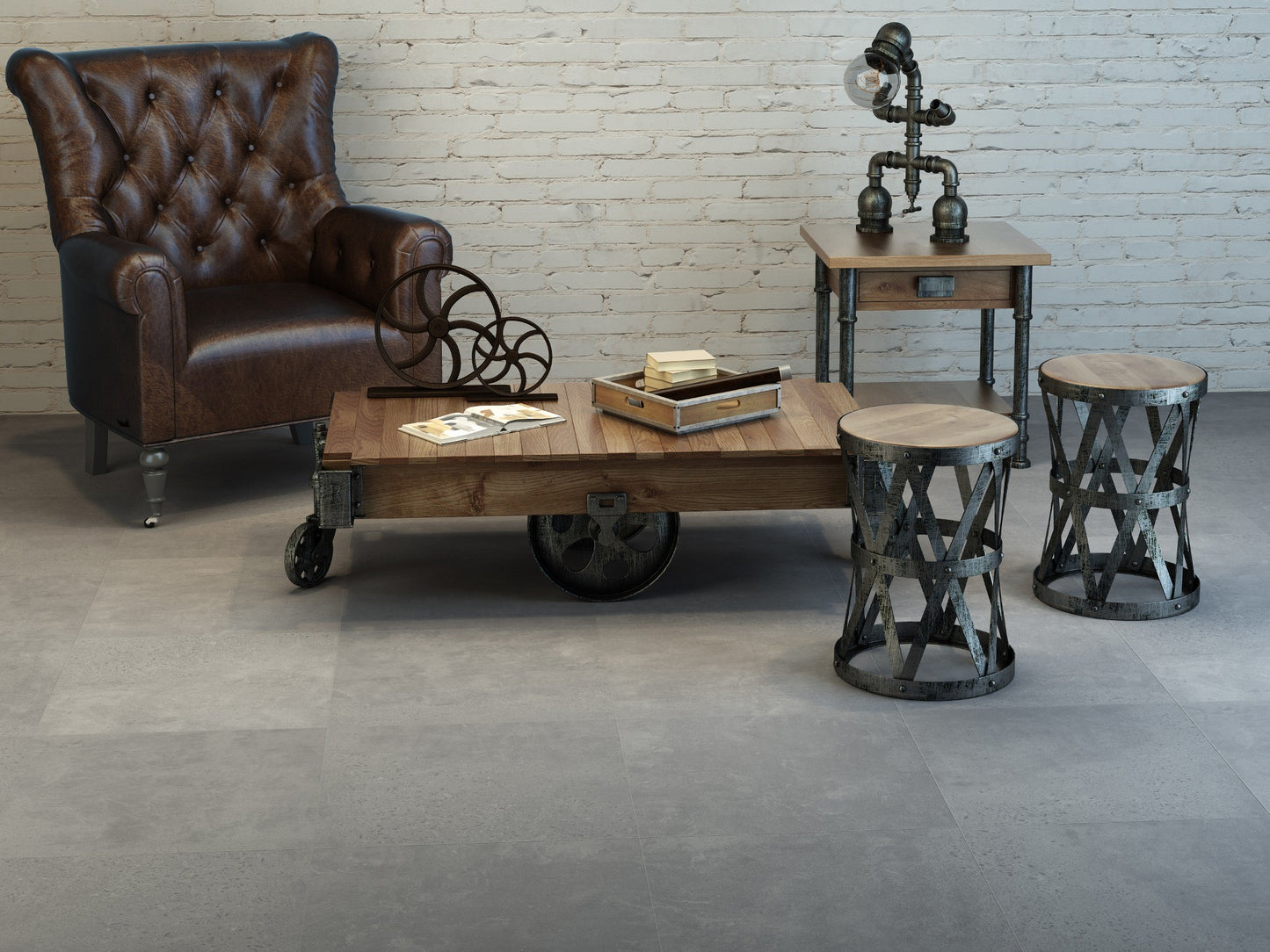 New York Beige In/Out 450x450mm lifestyle
