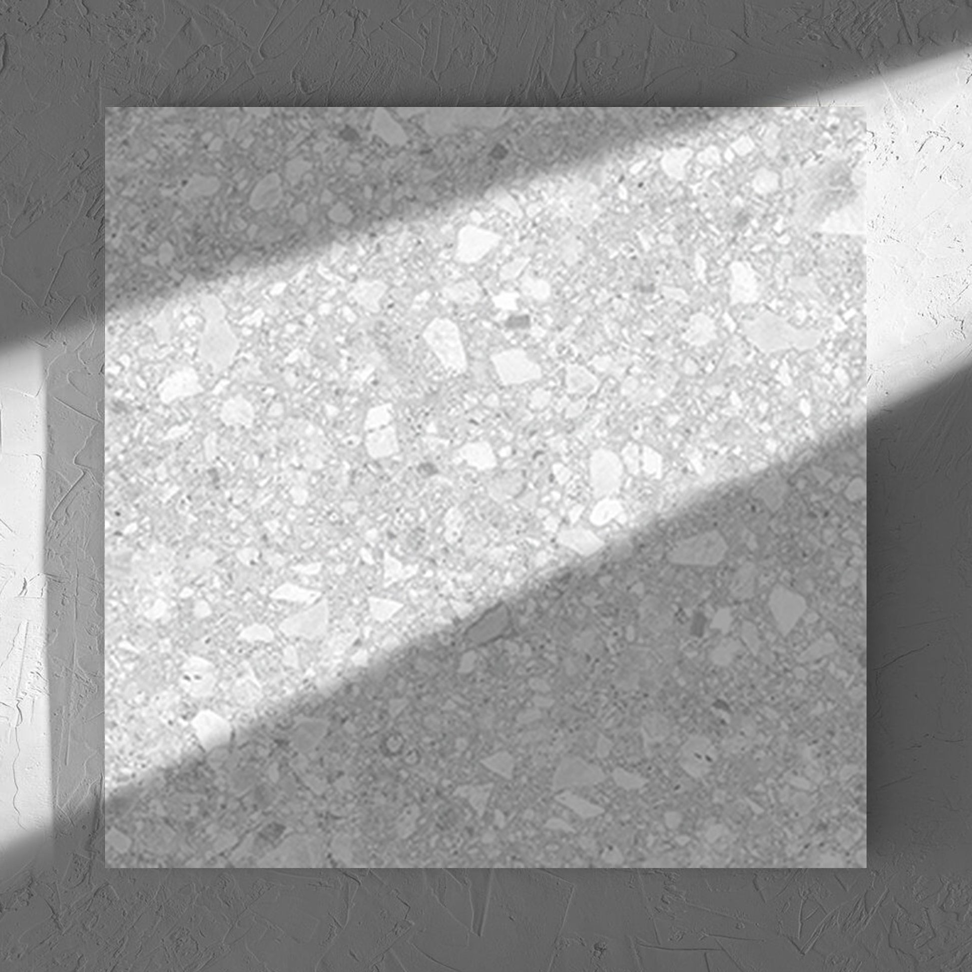 Vision White Grip 600x600mm tile shadow