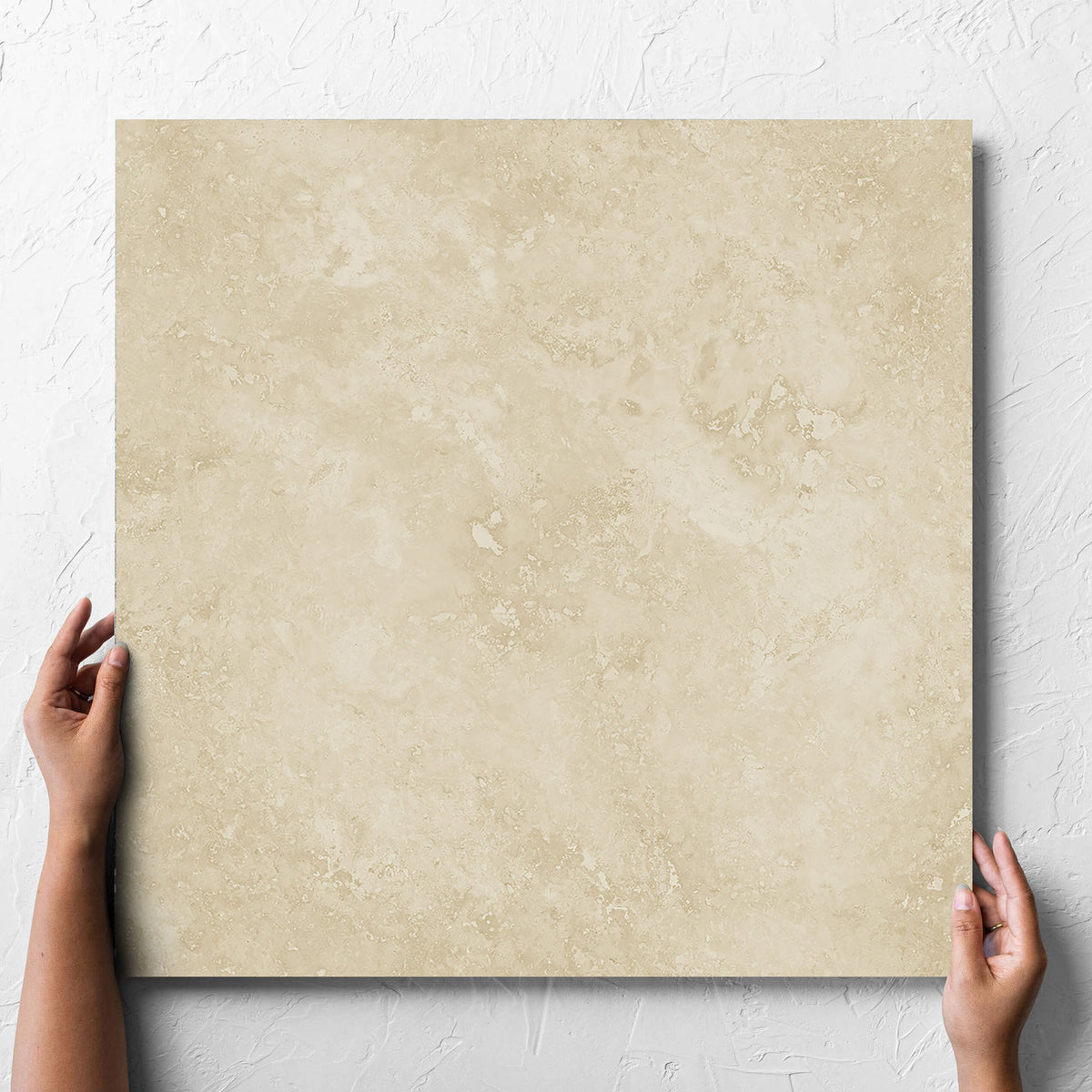 Timeless Classic Matt 600x600mm stone look tiles installed