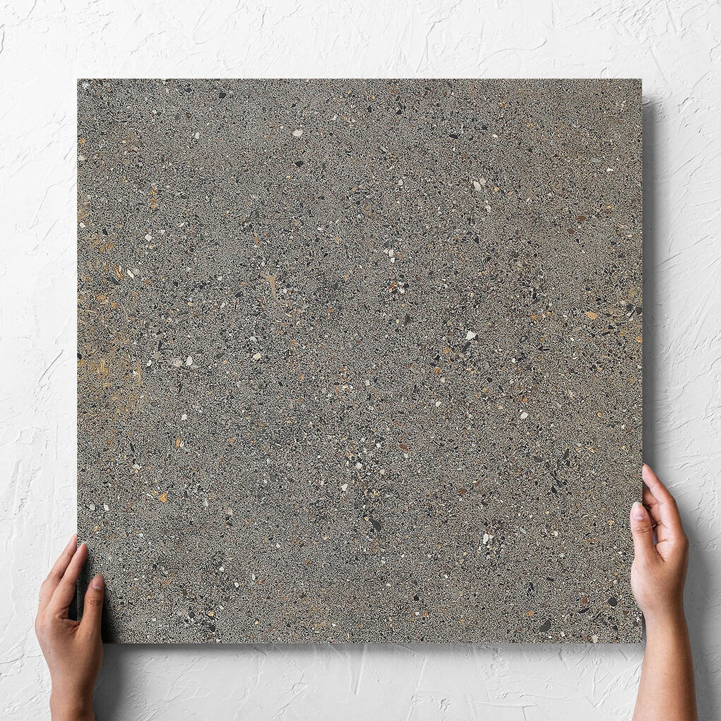 Aggregate Dark Grey Lappato 600x600mm