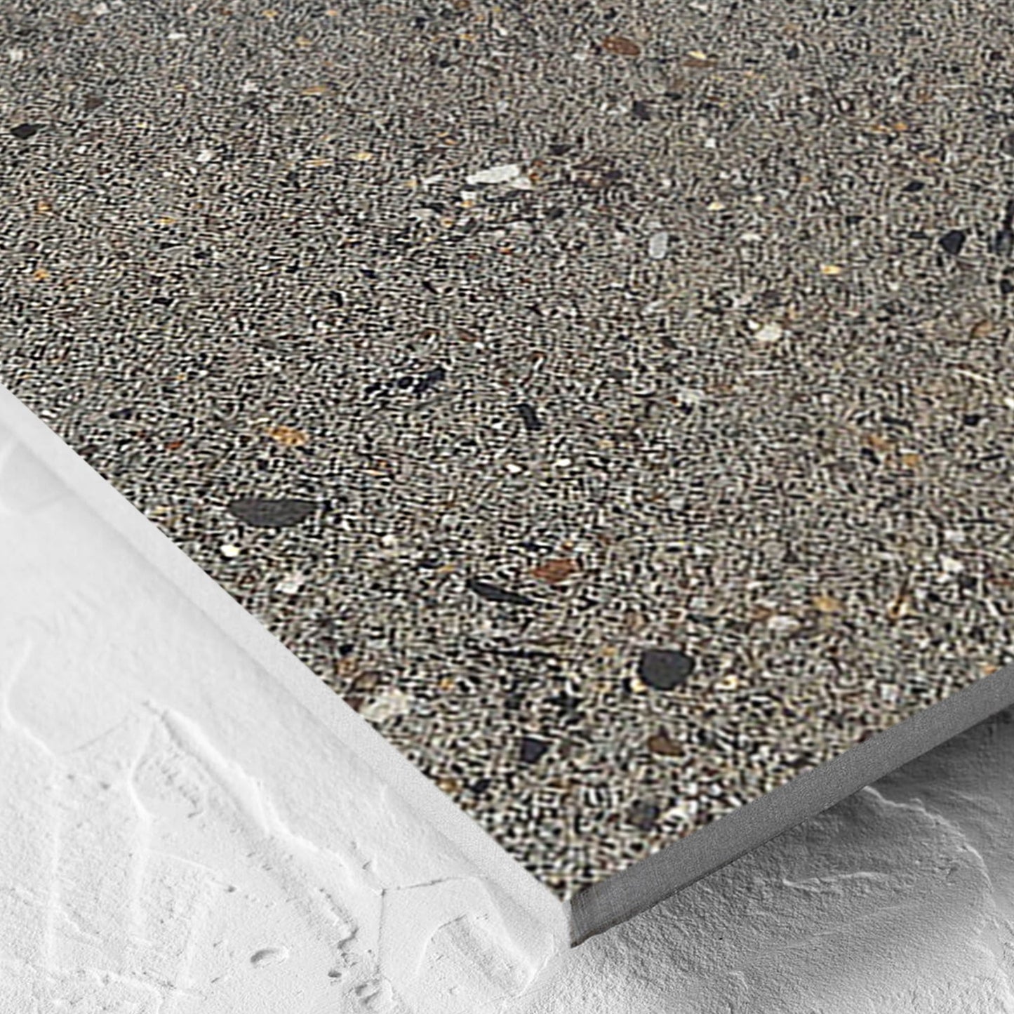 Aggregate Dark Grey Matt Smooth Grip 600x600mm