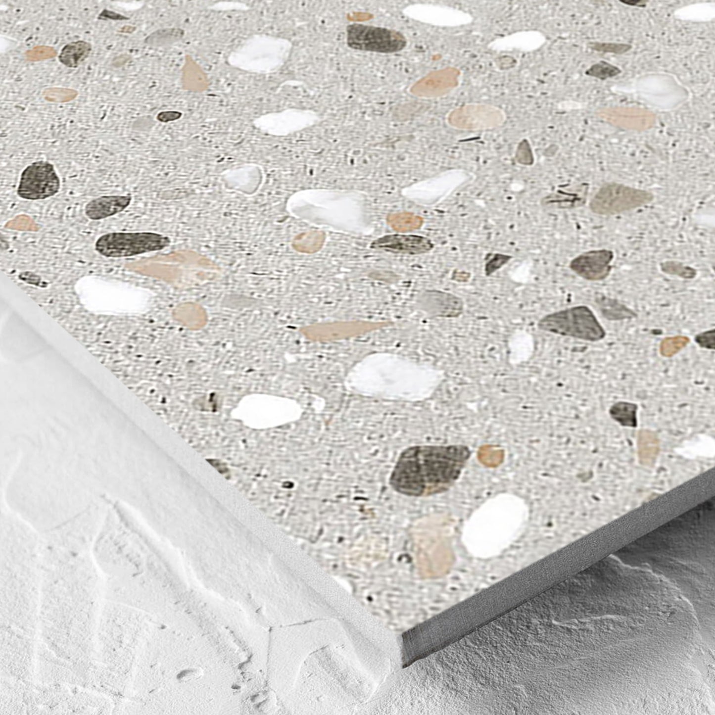 Terrazzo Stone Earth Matt Smooth Grip 600x600mm