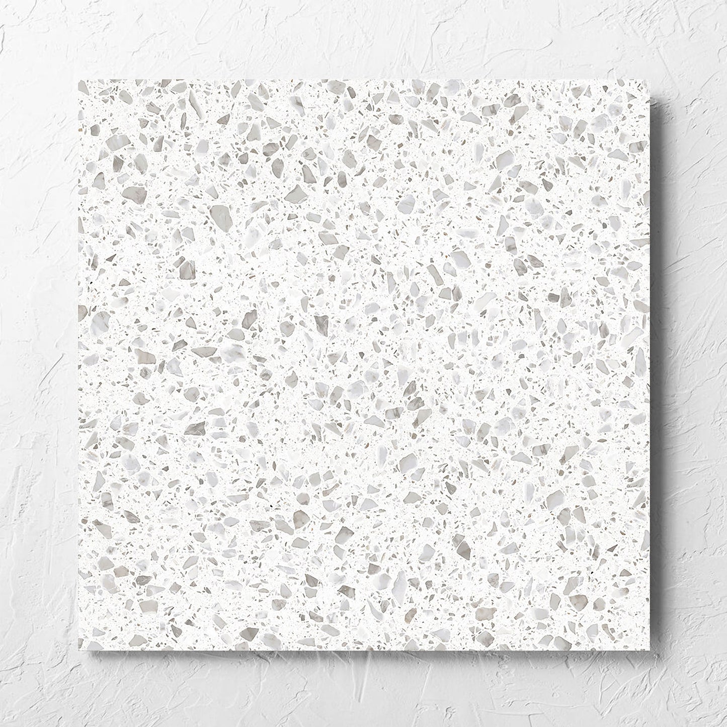 Terrazzo Stone Jelly White Matt Smooth Grip 600x600mm