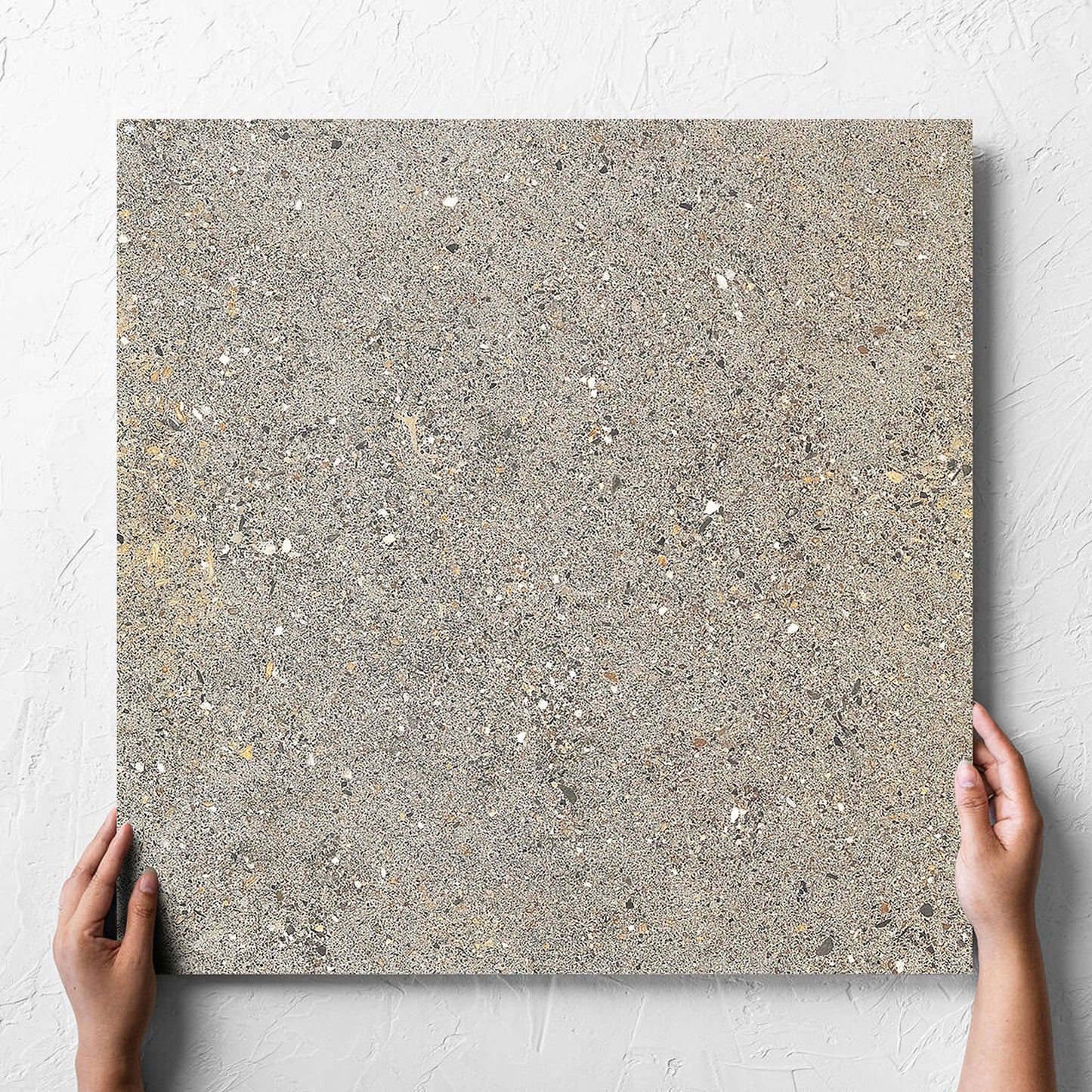 Aggregate Light Grey Lappato 600x600mm