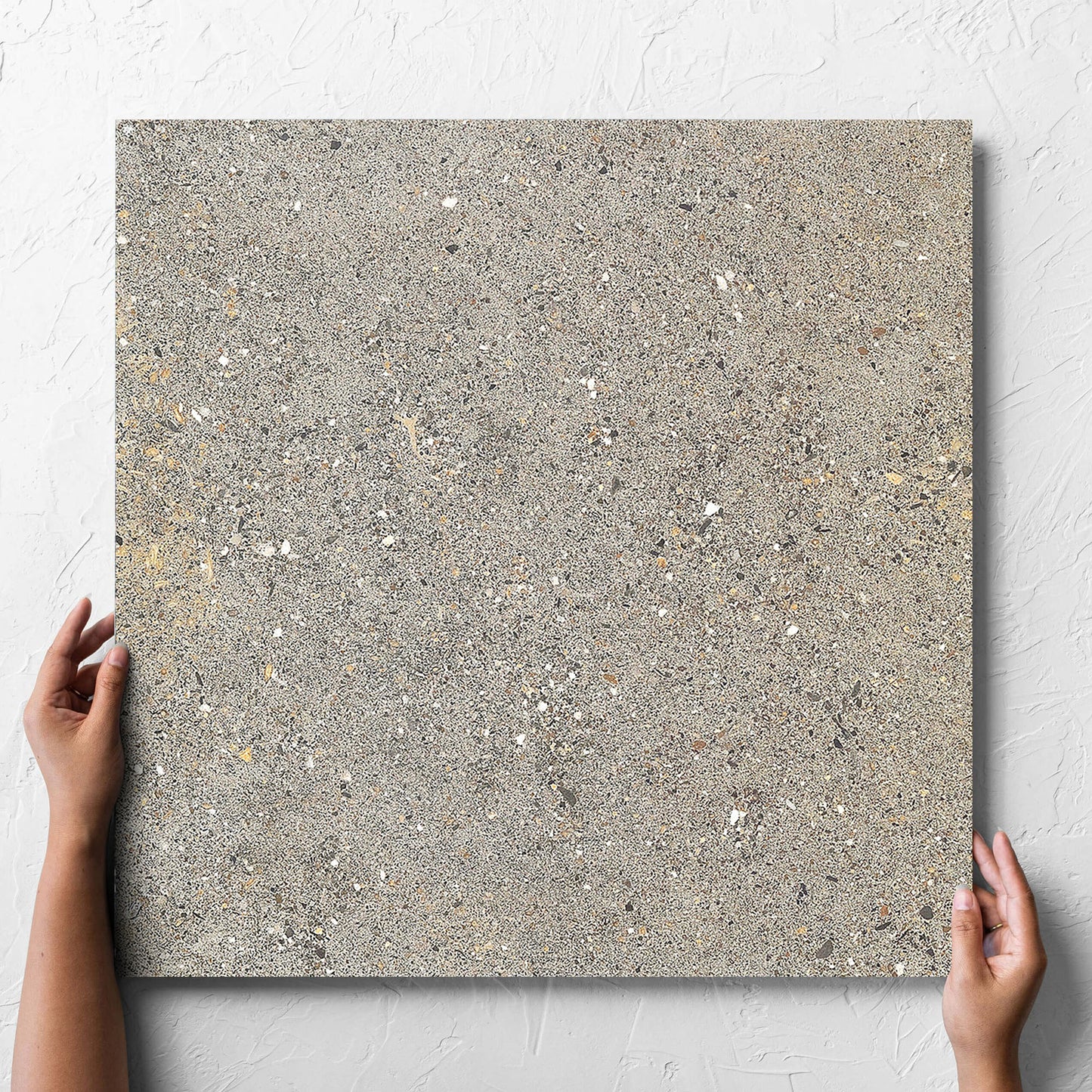 Aggregate Light Grey Matt Smooth Grip 600x600mm