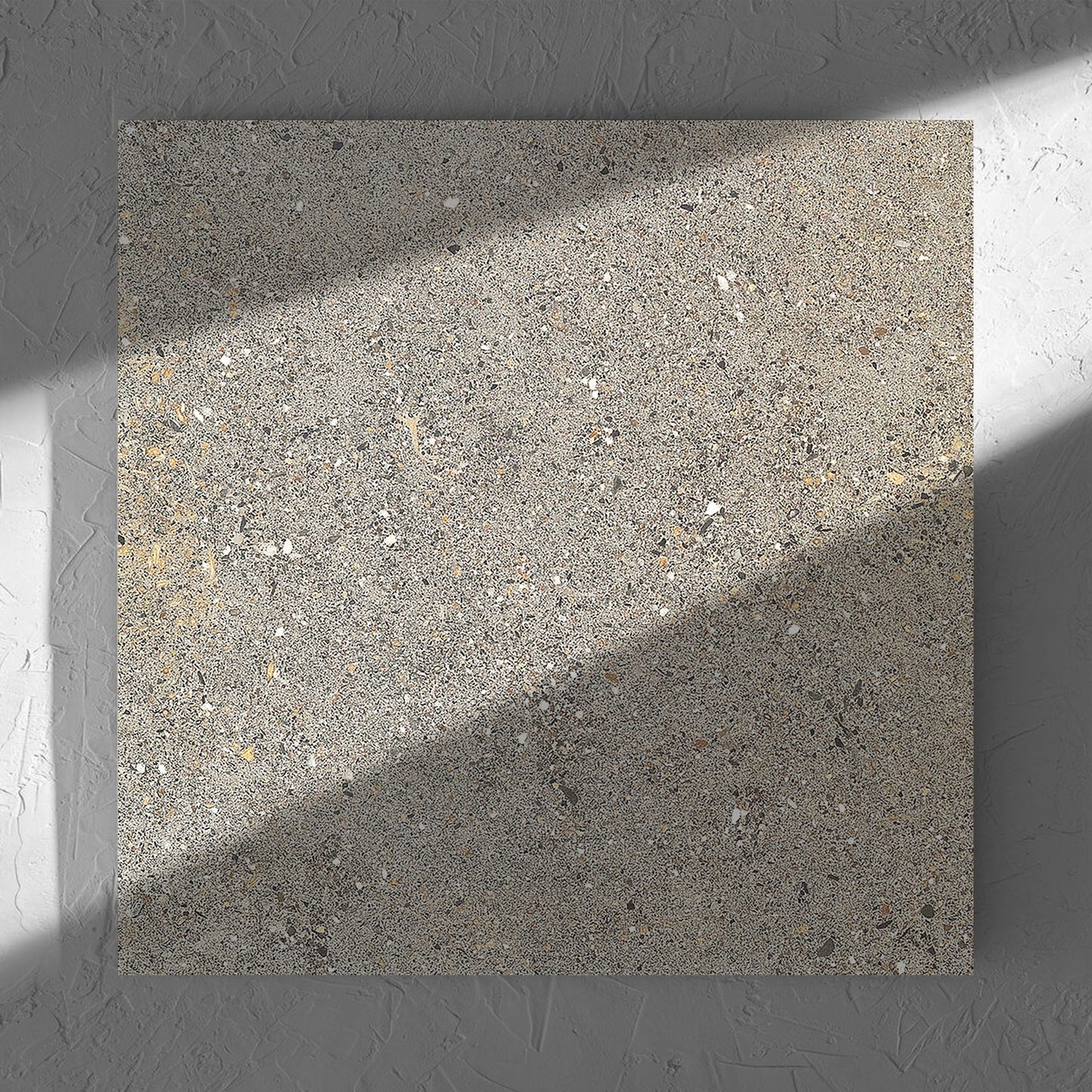 Aggregate Light Grey Lappato 600x600mm