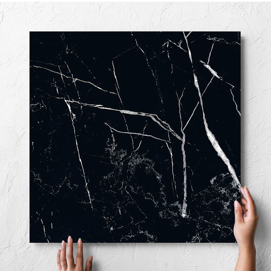 Stone Porcelain Nero Marquina Matt 600x600mm