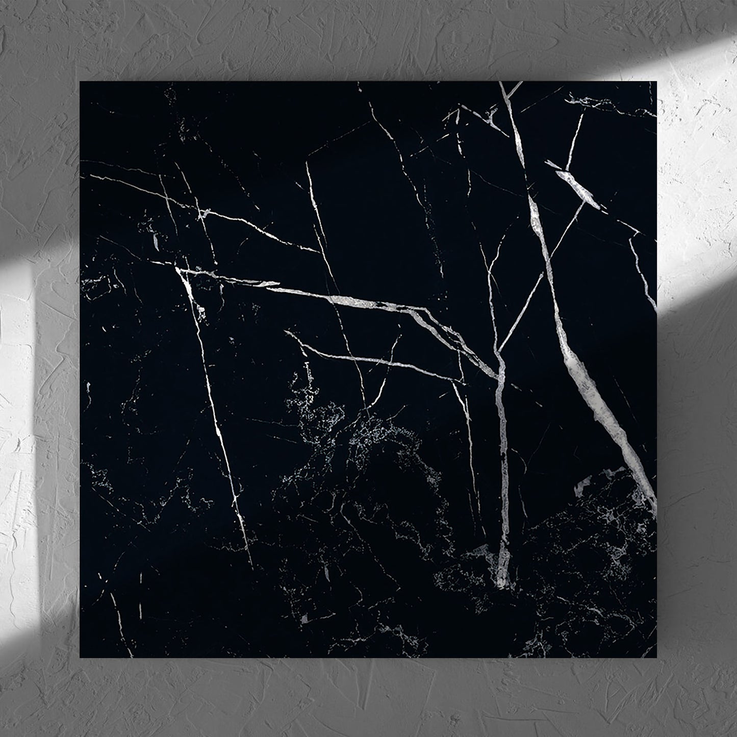 Stone Porcelain Nero Marquina Matt 600x600mm