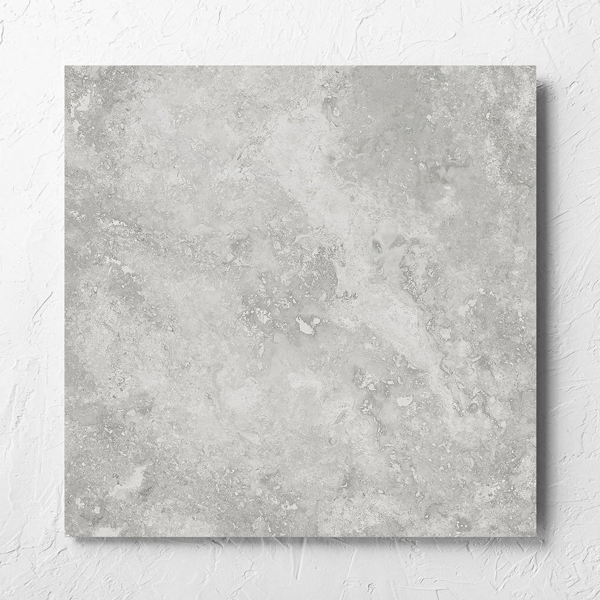 Timeless Silver Structured 600x600mm close up detail