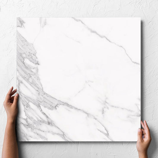 Stone Porcelain Statuario Lappato 600x600mm
