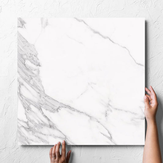 Stone Porcelain Statuario Polished 600x600mm
