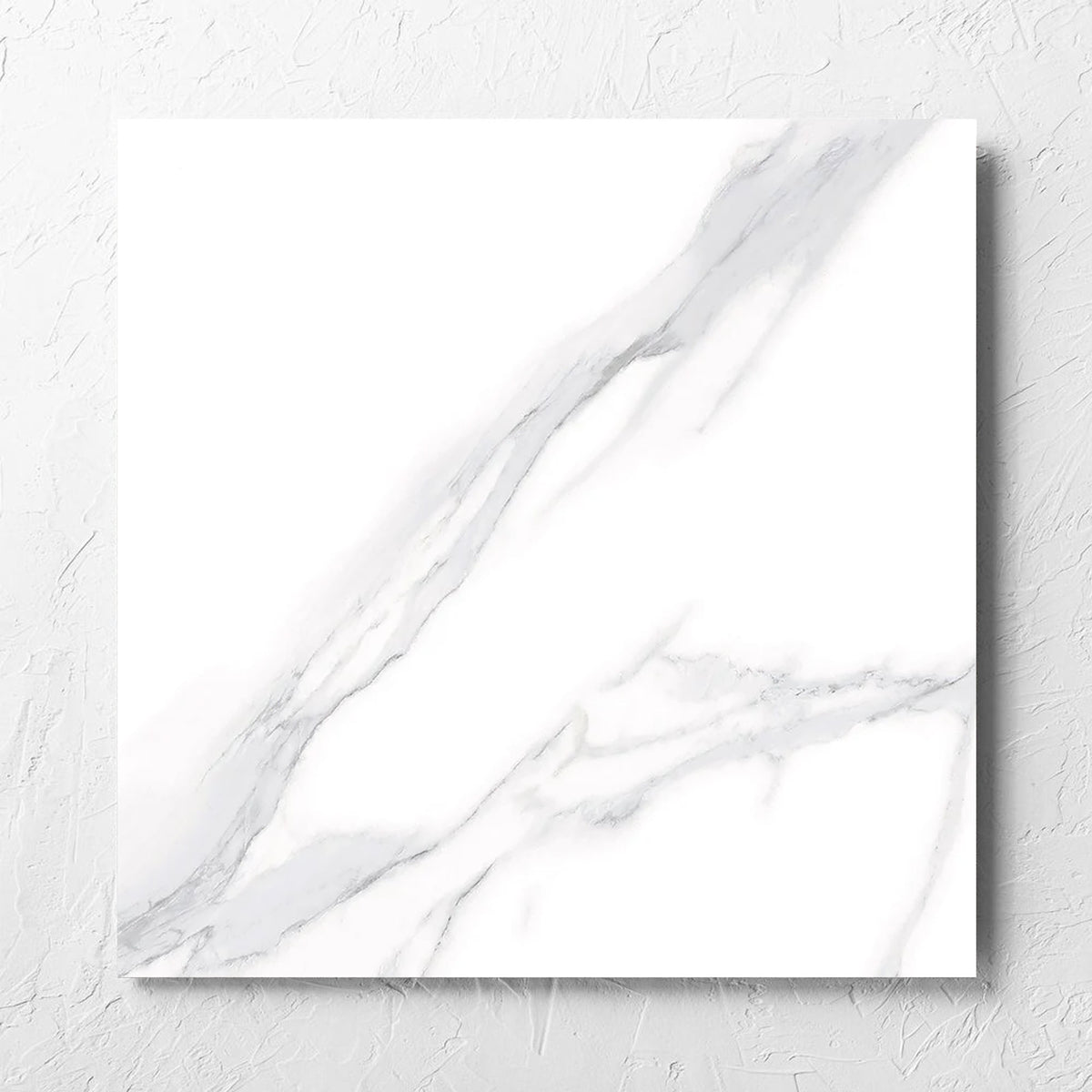 Grey Vein Statuario Polished 600x600mm close up detail