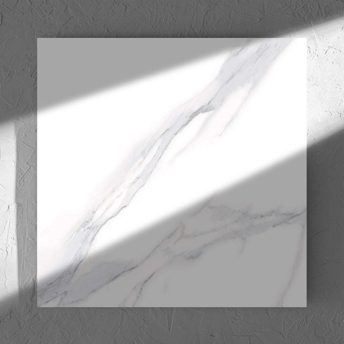 Grey Vein Statuario Polished 600x600mm polished surface texture